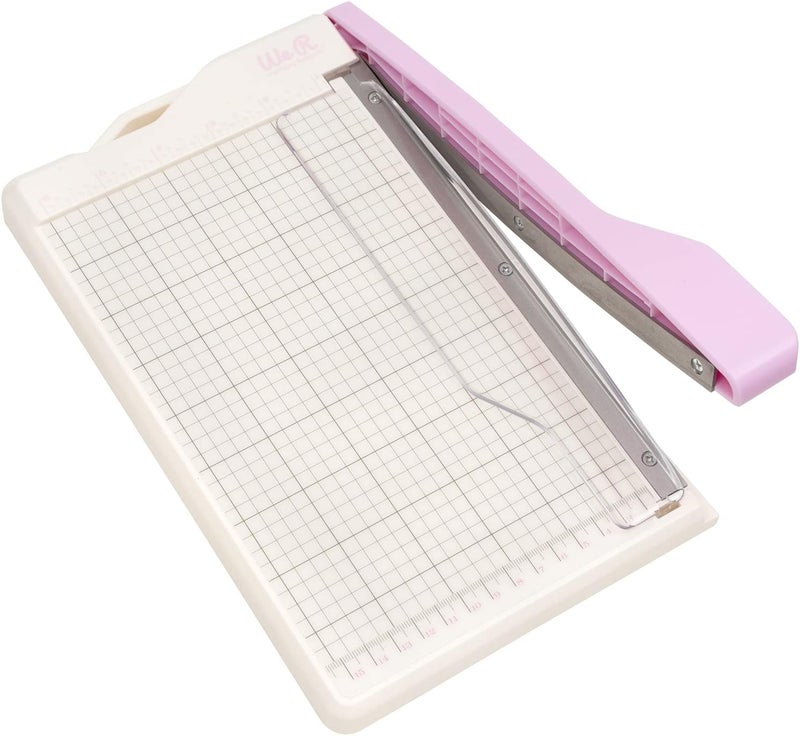 We R Memory Keepers Mini Guillotine Paper Cutter-Lilac - Image 1